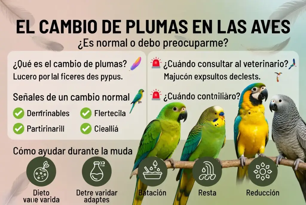 Qué hacer cuando llega el tiempo de cambio de plumas en las aves 2