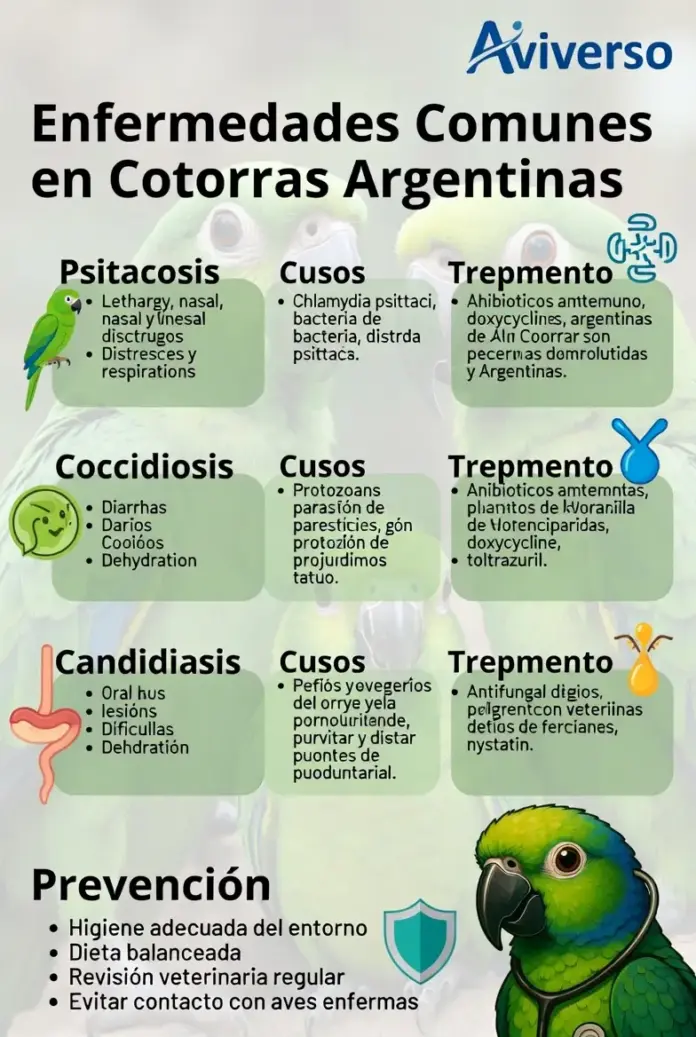 enfermedades comuners en cotorras argentinas enfermedades comuners en cotorras argentinas
